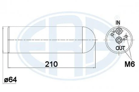 Осушувач кондиціонера ERA 668027