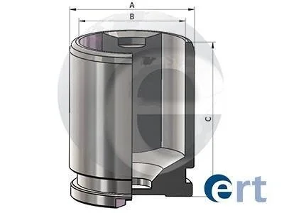 Ремкомплект гальмівного суппорта S60 II (134), 04.10- ERT 151182-C