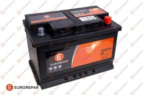 Акумуляторна батарея 70Ah 12V R+ EN640A (278x175x190) EUROREPAR 1609232380 (фото 1)