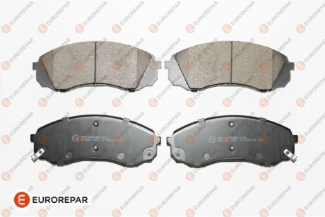 Гальмівні колодки пер. Hyundai H-1 08- (mando) EUROREPAR 1617286080
