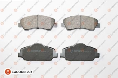 Передние тормозные колодки CITROEN C4 CACTUS, C-ELYSEE PEUGEOT 301, 308 II 1.2-2.0D 11.12 EUROREPAR 1619790580