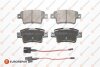 Гальмівні колодки зад. Fiat Punto 07- (BOSCH) (17x47x102) 1623063880