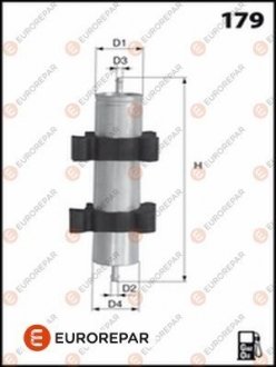 E:DIESEL FILTER EUROREPAR 1643628080 (фото 1)