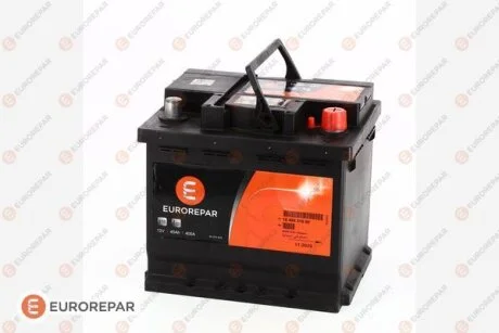 Акумулятор 12В 45Ач 400А(EN) R+ EUROREPAR 1648431680