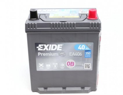 Стартерна батарея (акумулятор) EXIDE EA406 (фото 1)