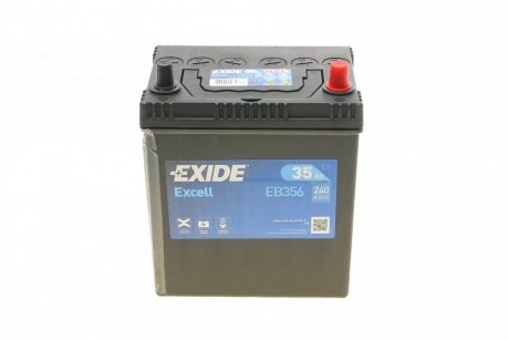 Стартерная батарея (аккумулятор) EXIDE EB356 (фото 1)