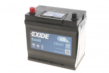 Акумулятор (Ціна за цей товар формується з двох складових: Ціна на сайті + додатковий платіж. Остаточну ціну дізнавайтесь у менеджера.) EXIDE EB451