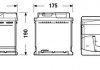 Аккумулятор 50Ah-12v EXCELL (207х175х190),R,EN450 EXIDE EB500 (фото 4)