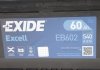 Стартерная батарея (аккумулятор) EXIDE EB602 (фото 4)