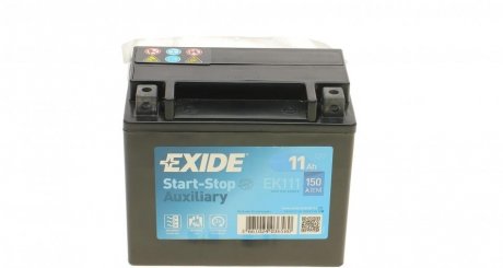 Стартерна батарея (акумулятор) EXIDE EK111 (фото 1)