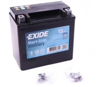 Акумулятор 13Ah-12v AGM AUXILIARY (150х90х145),L,EN200 EXIDE EK131