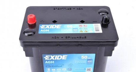 Стартерна батарея (акумулятор) EXIDE EK508 (фото 1)