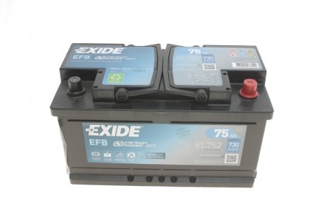 Стартерная батарея (аккумулятор) EXIDE EL752