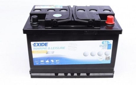 Стартерная батарея (аккумулятор) EXIDE ES650 (фото 1)