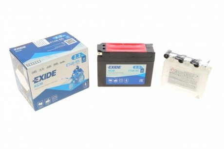 Аккумулятор сухозаряженный AGM 2,3Ah 35A EXIDE ET4B-BS