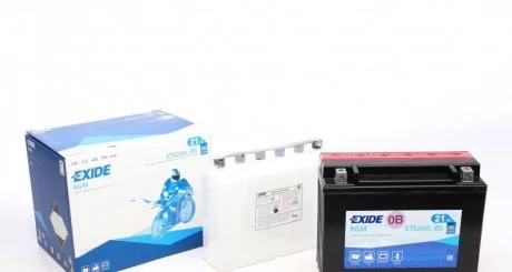 Акумулятор 21Ah-12v AGM (205х87х162) R, EN350 EXIDE ETX24HL-BS