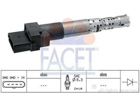 Котушка запалювання FACET 9.6335