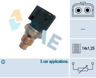 Датчик температуры жидкости охлаждения FAE 32390 (фото 1)