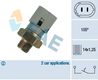 Термовимикач, сигнальної лампи охолоджувальної рідини FAE 35710
