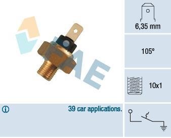 Термовыключатель, сигнальная лампа охлаждающей жидкости FAE 35820 (фото 1)