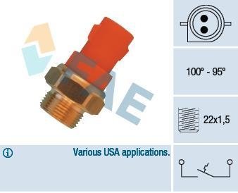 Термовыключатель вентилятора радиатора FAE 36340 (фото 1)