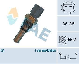 Термовыключатель, вентилятор радиатора FAE 36550 (фото 1)