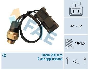 Термовыключатель вентилятора радиатора FAE 37540