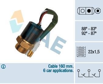 Термовыключатель, вентилятор радиатора FAE 37890