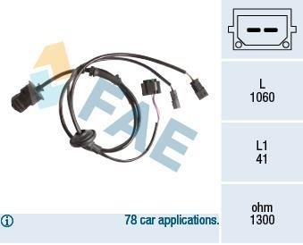 Датчик ABS SKODA VW FAE 78209