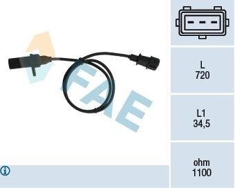 Датчик частоти обертання, керування двигуном FAE 79006 (фото 1)