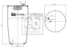Пневмоподушка задн (діаметр: 273мм) MAN FOC, TGA, TGM I, TGS I, TGX I 06.99- FEBI BILSTEIN 101348 (фото 1)