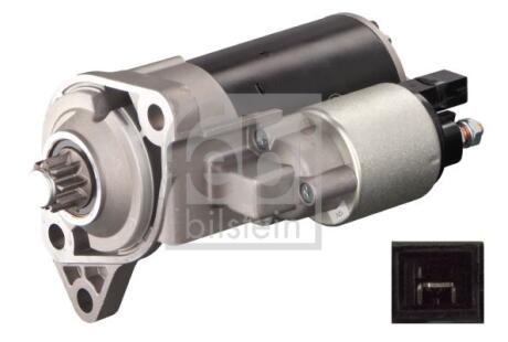 Стартер (12В, 1,1кВт) AUDI A3, FORD GALAXY I, GALAXY MK I, SEAT ALHAMBRA, CORDOBA, CORDOBA VARIO, IBIZA II, INCA, LEON, TOLEDO I, TOLEDO II, SKODA OCTAVIA I, VW BORA, BORA I 1.4-2.3 02.86-12.13 FEBI BILSTEIN 101567