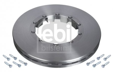 Диск тормозной с крепежными винтами (D = 432 mm) FEBI BILSTEIN 104292