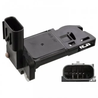 Витратомір повітря (4 pin, картрідж) VOLVO C30, C70 II, S40 II, S80 II, V40, V50, V70 III FORD C-MAX, C-MAX II, FOCUS C-MAX, FOCUS II, FOCUS III, GALAXY II, GALAXY MK II, GRAND C-MAX 1.0-2.2D 01.04- FEBI BILSTEIN 105909