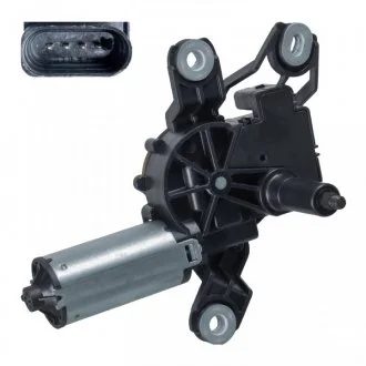 Двигун склоочисника задн SEAT ALHAMBRA, VW GOLF PLUS, GOLF PLUS V, GOLF VI, POLO V, SHARAN, TOURAN 01.05-12.22 FEBI BILSTEIN 106682