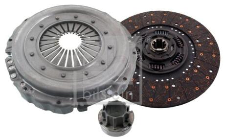 Комплект зчеплення (395мм) RVI MIDLUM, PREMIUM, PREMIUM 2, VOLVO 8700, 8900, B6, B7, FE, FE II, FL II, FL III 11.1D-9.8D 01.91- FEBI BILSTEIN 107966 (фото 1)