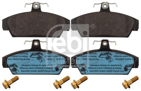 Комплект гальмівних колодок передн (з болтами), MG MGF, TF ROVER 100, 100 / METRO 1.1-1.8 03.90-12.09 FEBI BILSTEIN 116202