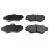 Комплект гальмівних колодок передн , LAND ROVER DISCOVERY I, DISCOVERY II, RANGE ROVER II 2.5D-4.6 10.89-06.04 116388