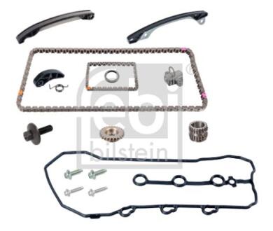Комплект ГРМ (ланцюг + шестерня) DACIA LODGY, NISSAN MICRA IV, NOTE 1.2/1.6LPG 03.11- FEBI BILSTEIN 173095 (фото 1)