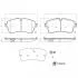 Комплект гальмівних колодок передн , JAGUAR E-PACE, LAND ROVER DISCOVERY SPORT, RANGE ROVER EVOQUE 1.5H-2.2D 06.11- 178214