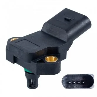 Датчик тиску у впускному колекторі (4 pin) AUDI A3, SEAT ALTEA, ALTEA XL, AROSA, CORDOBA, CORDOBA VARIO, IBIZA II, IBIZA III, IBIZA IV, IBIZA IV SC, IBIZA IV ST 1.0-2.0D 10.91-05.15 FEBI BILSTEIN 27186
