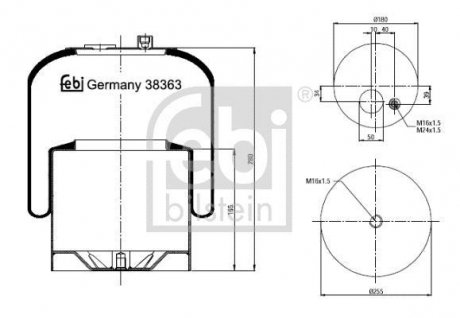 MIECH ZAW PNEUM FEBI TRUCK MERCEDES FEBI BILSTEIN 38363