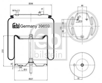 MIECH ZAW PNEUM FEBI TRUCK SCANIA FEBI BILSTEIN 39859