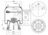 Подушка амортизуюча (зі стаканом) FEBI BILSTEIN 45995 (фото 1)