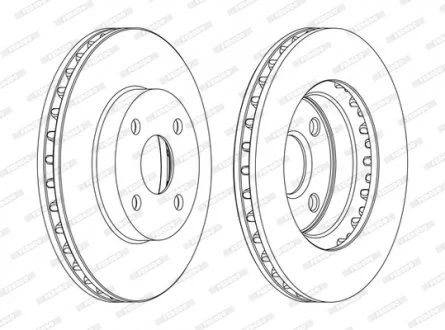 Диск гальмівний FERODO DDF1309C