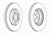 Диск тормозной FERODO DDF1315C (фото 1)