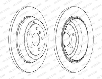 Тормозной диск FERODO DDF1530C (фото 1)