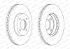 Диск тормозной FERODO DDF2068C (фото 1)