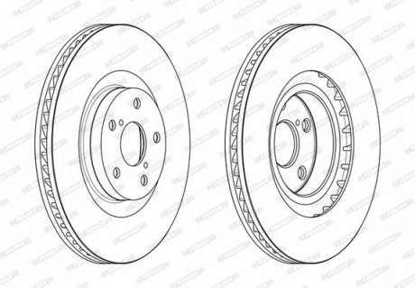 Автозапчастина FERODO DDF2496RC1 (фото 1)