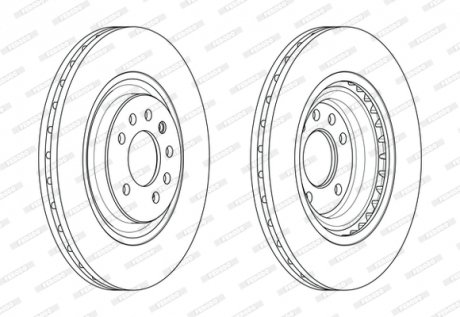 Автозапчасть FERODO DDF2595C1